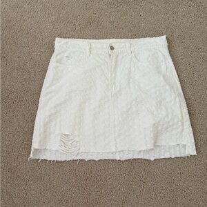 White Denim Women's Skirt